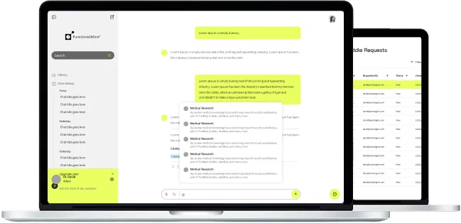 A production ready medical AI interface with verifiable citations and data logs